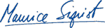 signature Maurice Sigrist